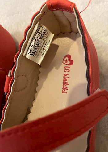 Kız Çocuk Kırmızı Fırfırlı Babet - Görsel 2