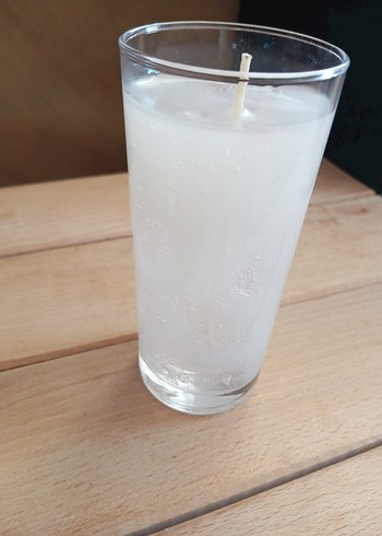 Diğer Beyaz Cam jel Mum