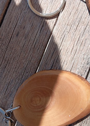 Beden çeşitli Renk zeytin dalı bir yüzü epoksi anahtarlık