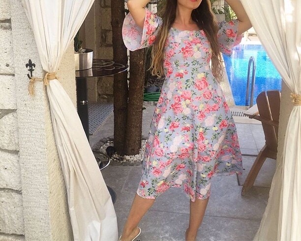 Diğer Çiçekli yazlık elbise