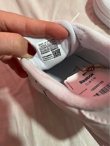 36,5 Beden beyaz Renk Reebok classic club c 85