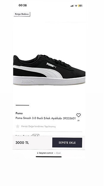 Puma Sıfır orijinal Puma smash ayakkabı