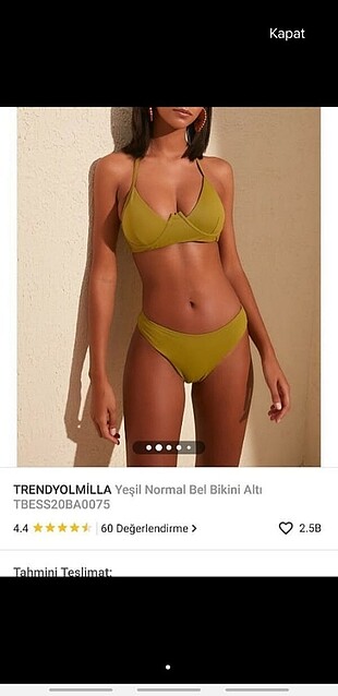 Trenyolmilla bikini takkmı