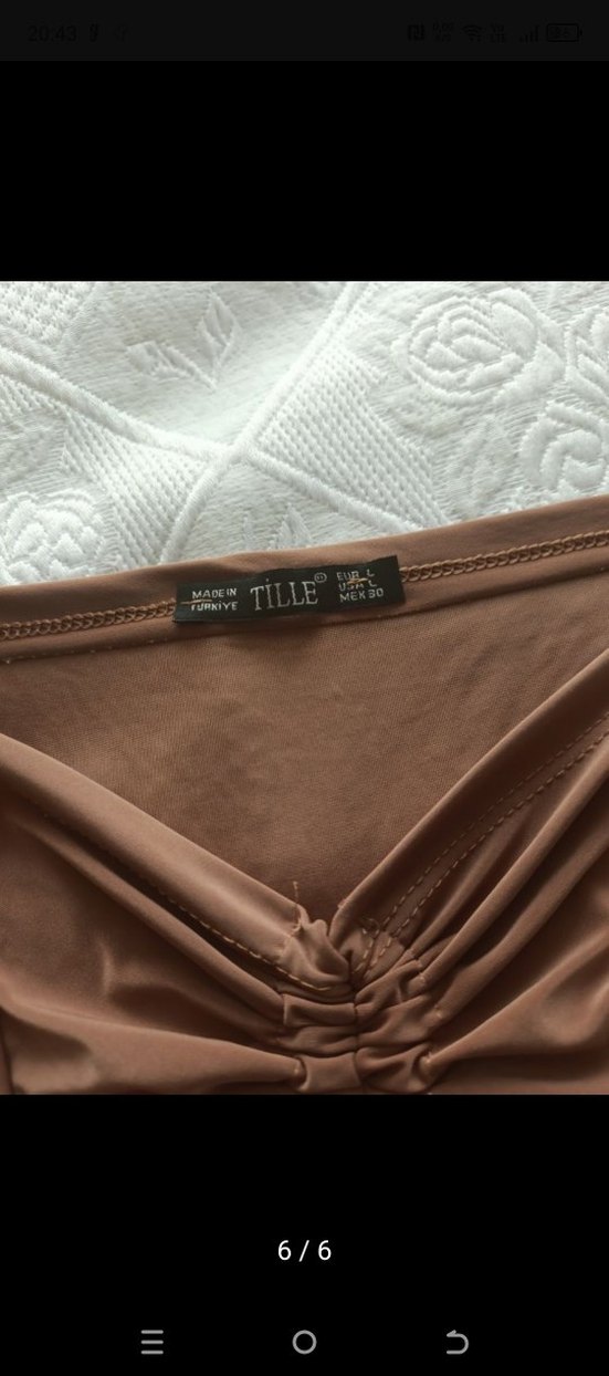 Bej Uzun Kollu Drapeli Bohem Bluz - Görsel 2