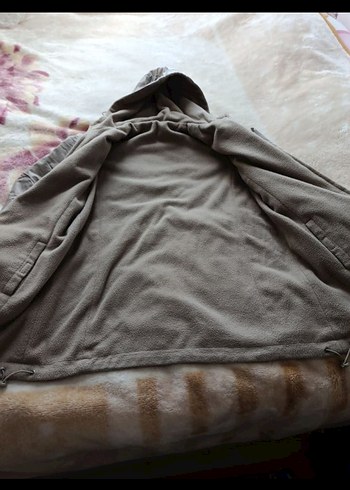 Gri Kapüşonlu Kadın Ceket - Görsel 3