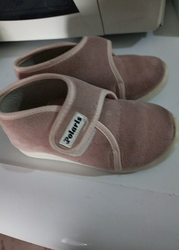 Kız Çocuk Bej Sıcak Terlik - Görsel 2