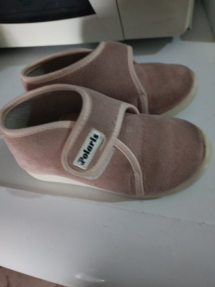 Kız Çocuk Bej Sıcak Terlik - Görsel 2