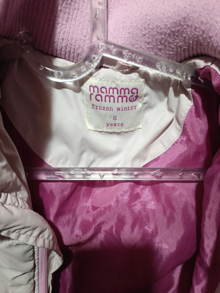 Pembe Düğmeli Kız Çocuk Mont - Görsel 4