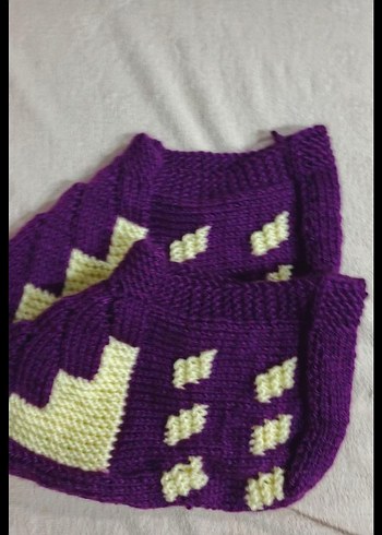 Mor Örgü  Patik - Görsel 2