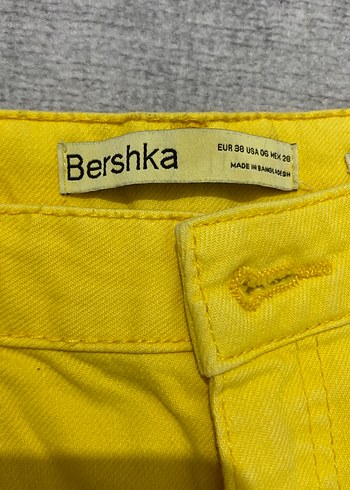 Sarı Kadın Boyfriend Pantolon Midi Boy - Görsel 2