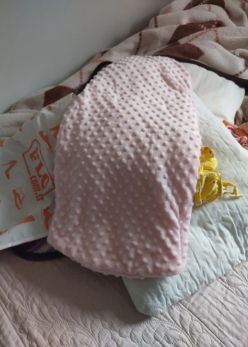Nakışlı Pembe Bebek Battaniyesi - Görsel 2