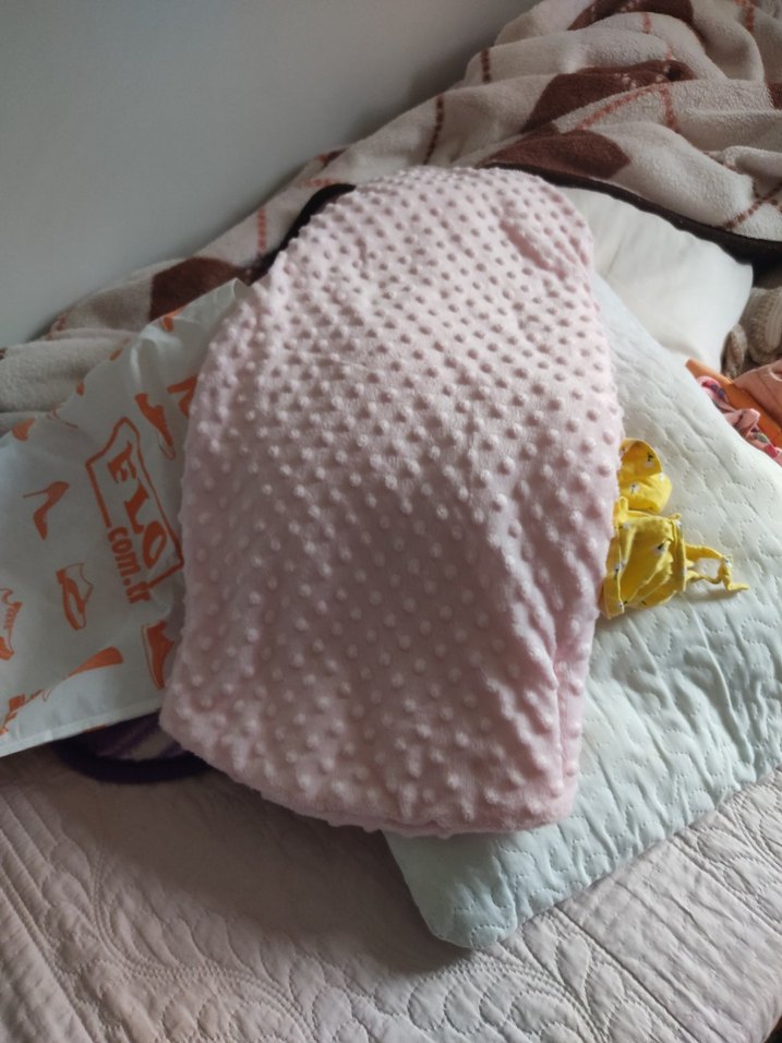 Nakışlı Pembe Bebek Battaniyesi - Görsel 2