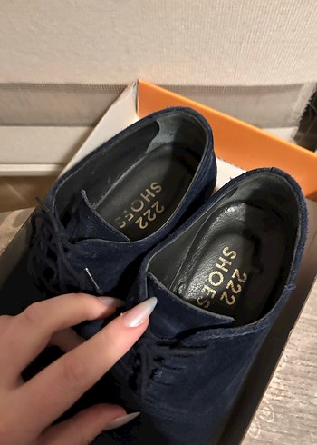 Lacivert Erkek Klasik Süet Ayakkabı - Görsel 2