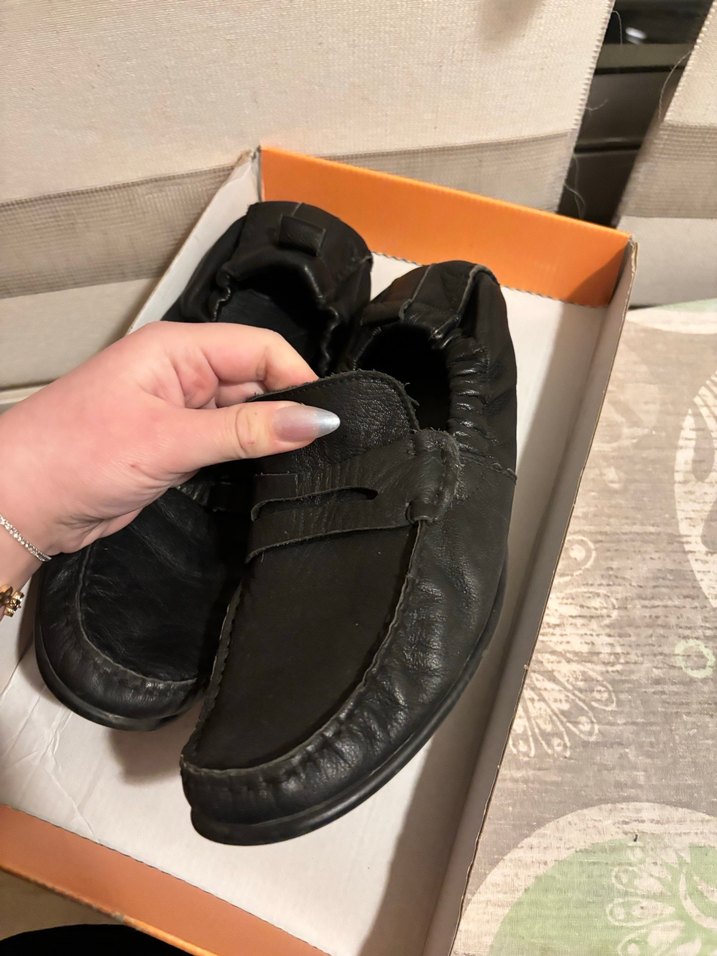 Siyah Deri Tokalı Erkek Loafer - Görsel 2