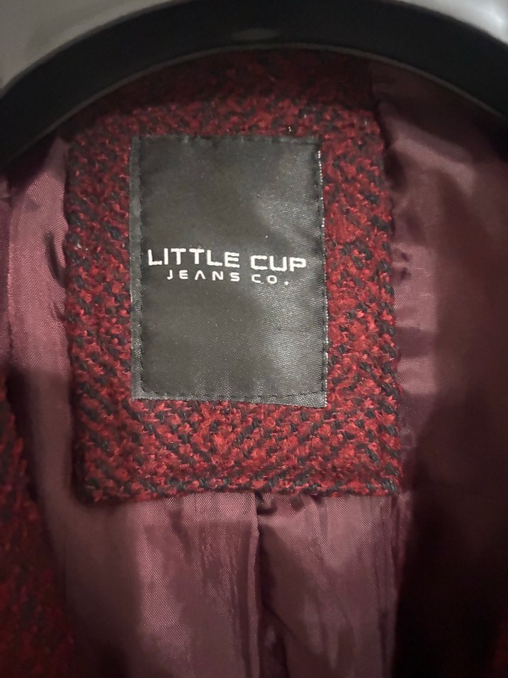 Bordo Düğmeli Yün Erkek Klasik Ceket - Görsel 2