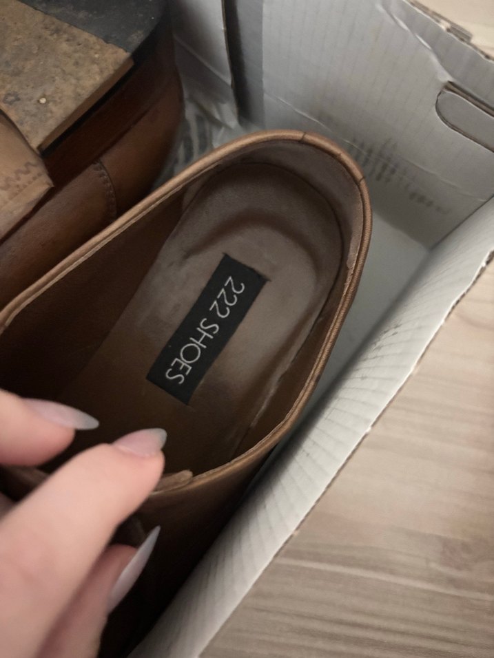 Kahverengi Deri Klasik Erkek Ayakkabı - Görsel 2