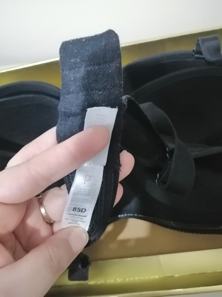 Siyah Göğüs Korse Sütyen - Görsel 3