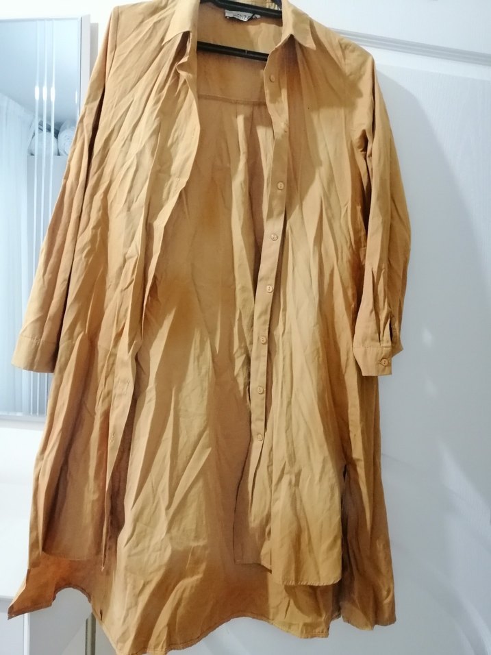 Uzun kollu tesettür gömlek - Görsel 3