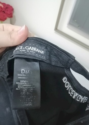 Siyah Süet Dolce&Gabbana Şapka - Görsel 3