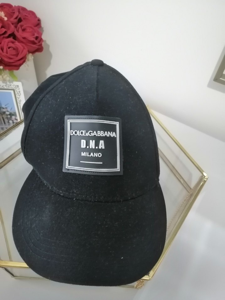 Siyah Süet Dolce&Gabbana Şapka - Görsel 2