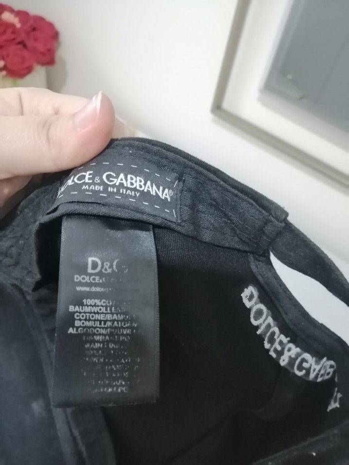 Siyah Süet Dolce&Gabbana Şapka - Görsel 3