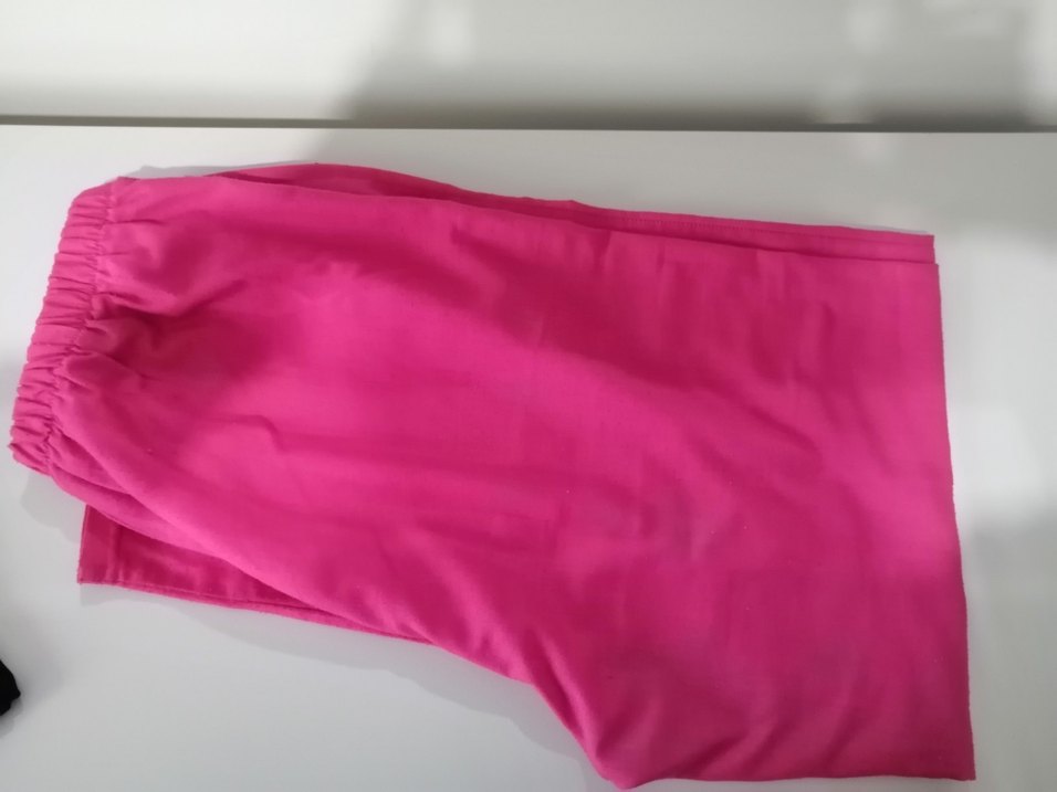 Uzun Kollu Boncuk İşlemeli Pembe Bohem Tunik ve altı takım - Görsel 5