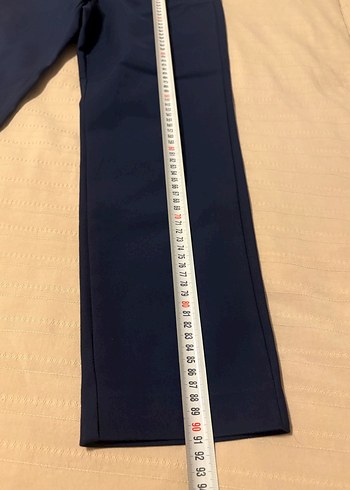 Kadın Lacivert Regular Fit Kumaş Pantolon - Görsel 5