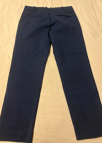 Kadın Lacivert Regular Fit Kumaş Pantolon - Görsel 6