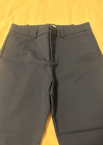 Kadın Lacivert Regular Fit Kumaş Pantolon - Görsel 2