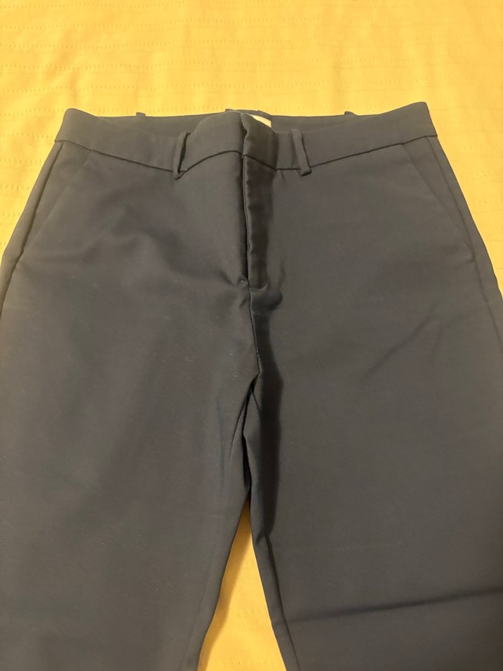 Kadın Lacivert Regular Fit Kumaş Pantolon - Görsel 2