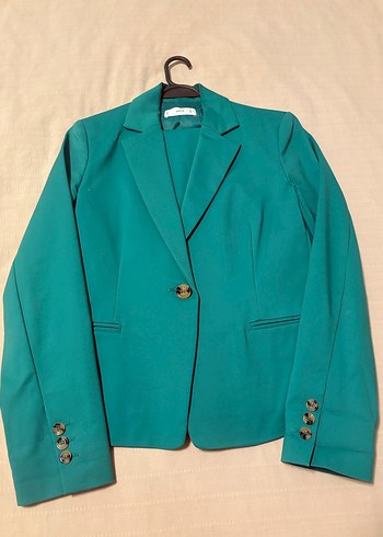 Yeşil Kadın Ofis Takım Elbise - Görsel 2