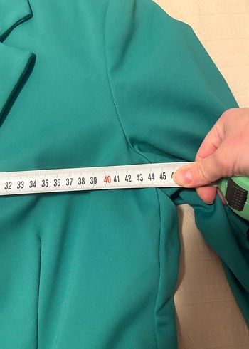 Yeşil Kadın Ofis Takım Elbise - Görsel 3