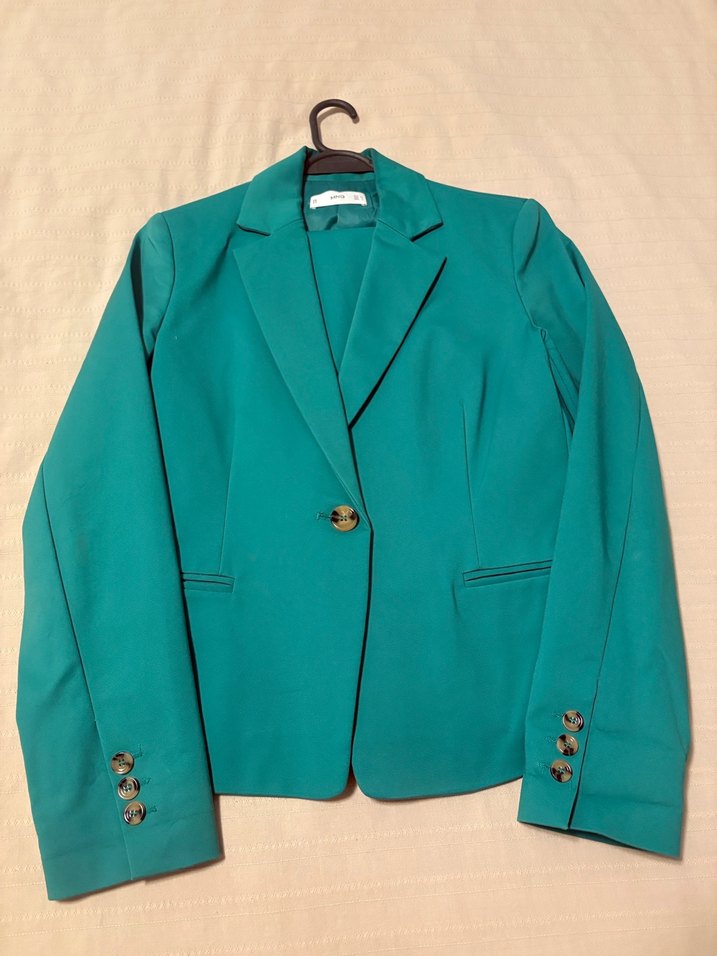 Yeşil Kadın Ofis Takım Elbise - Görsel 2