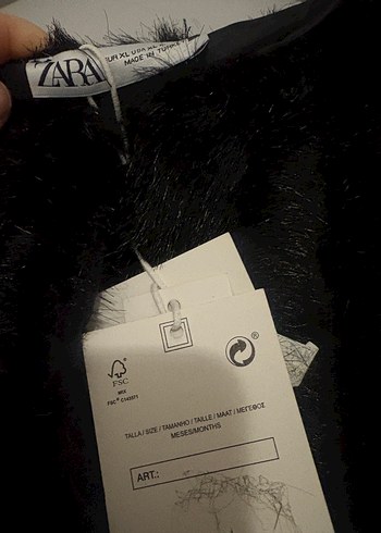 Zara siyah k.ürk - Görsel 2