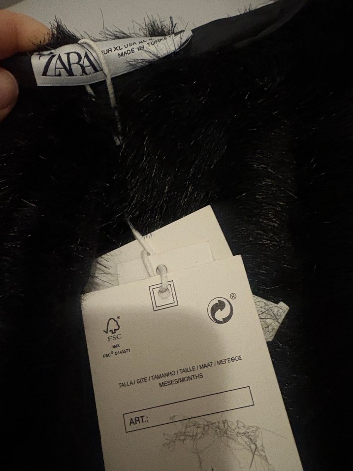 Zara siyah k.ürk - Görsel 2