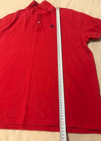 Kırmızı Düğmeli Erkek Polo Tişört - Görsel 6