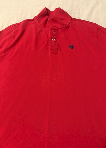 Kırmızı Düğmeli Erkek Polo Tişört - Görsel 5