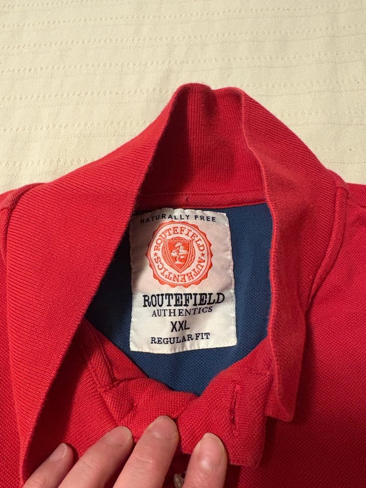 Kırmızı Düğmeli Erkek Polo Tişört - Görsel 3