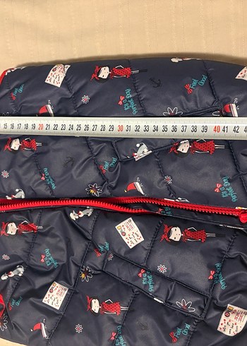 Kız Çocuk Kapüşonlu Desenli Fermuarlı Yelek - Görsel 4