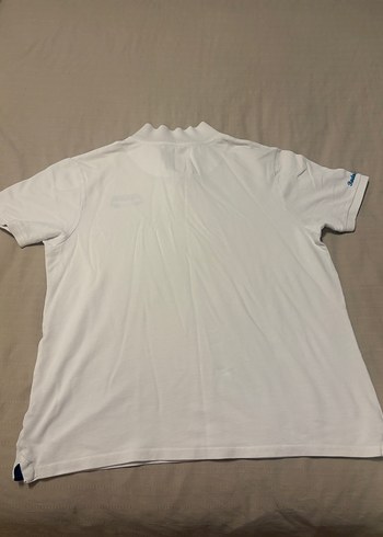 Beyaz Düğmeli Erkek Polo Tişört - Görsel 4