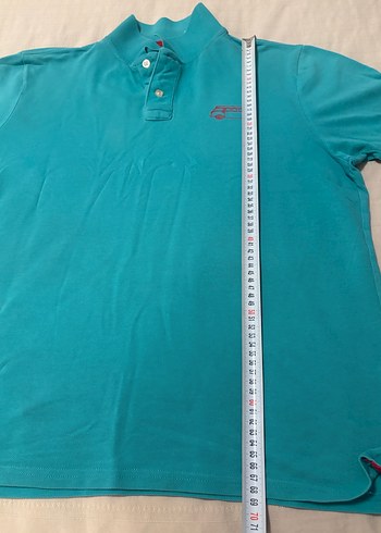 Erkek Turkuaz Kısa Kollu Polo Tişört - Görsel 7