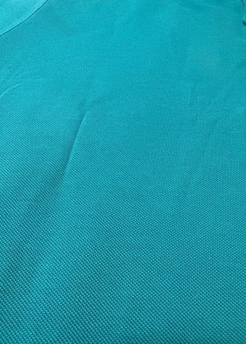 Erkek Turkuaz Kısa Kollu Polo Tişört - Görsel 5