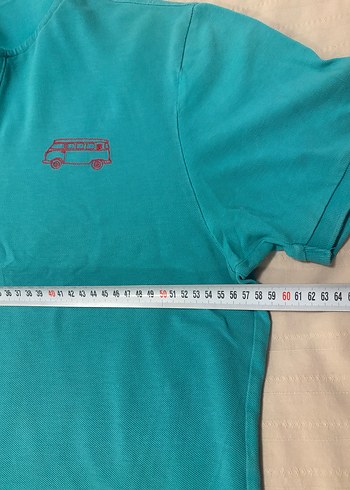 Erkek Turkuaz Kısa Kollu Polo Tişört - Görsel 8