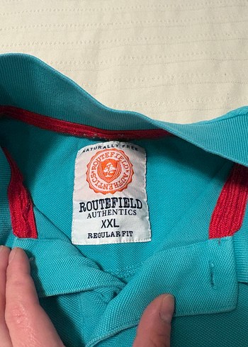 Erkek Turkuaz Kısa Kollu Polo Tişört - Görsel 3