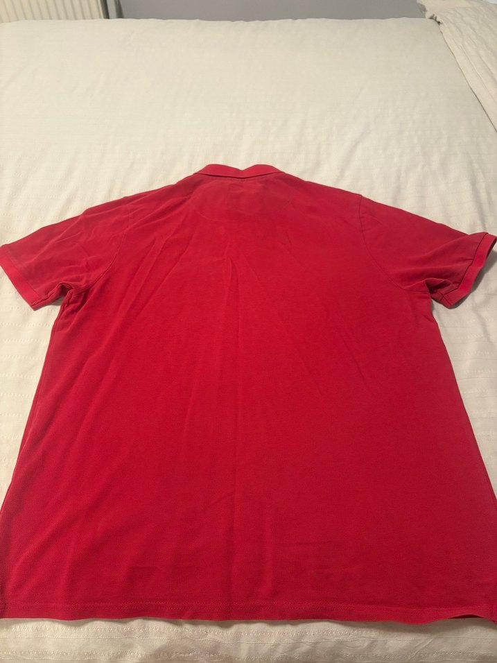 Kırmızı Düğmeli Erkek Polo Tişört - Görsel 5