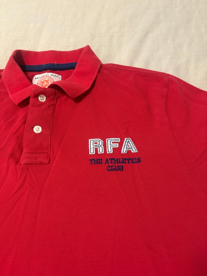 Kırmızı Düğmeli Erkek Polo Tişört - Görsel 2