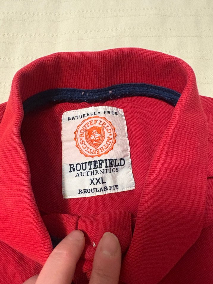 Kırmızı Düğmeli Erkek Polo Tişört - Görsel 3