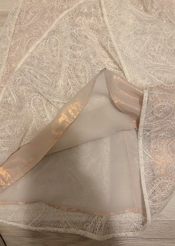 Zara Kız Çocuk Dantel Bohem Elbise - Görsel 4