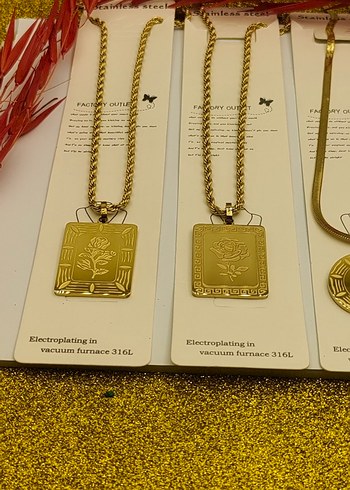 Accessorize Uzun Zincir Detaylı Vintage Kadın Kolye