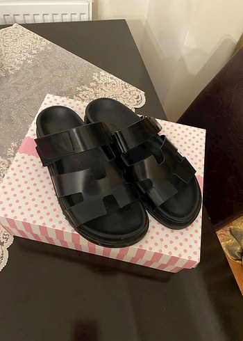 LiONEL Siyah Platform Terlik - Görsel 6